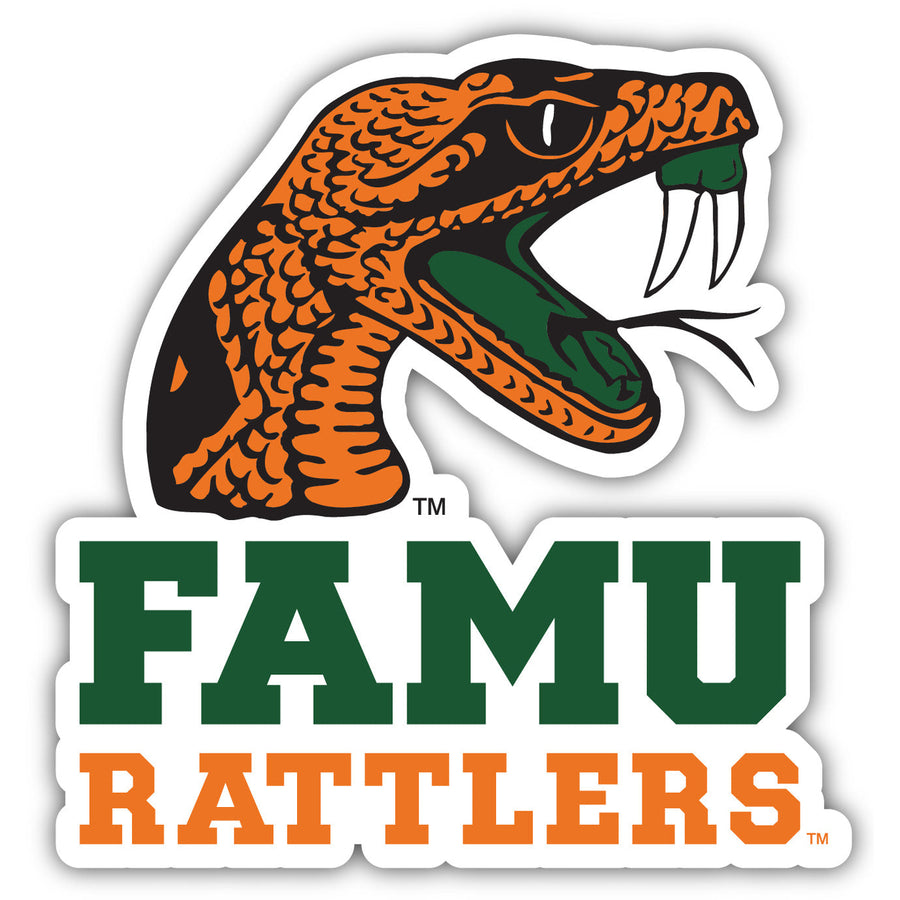 Florida AandM Rattlers 4 Inch Vinyl Decal Magnet Officially Licensed Collegiate Product Image 1