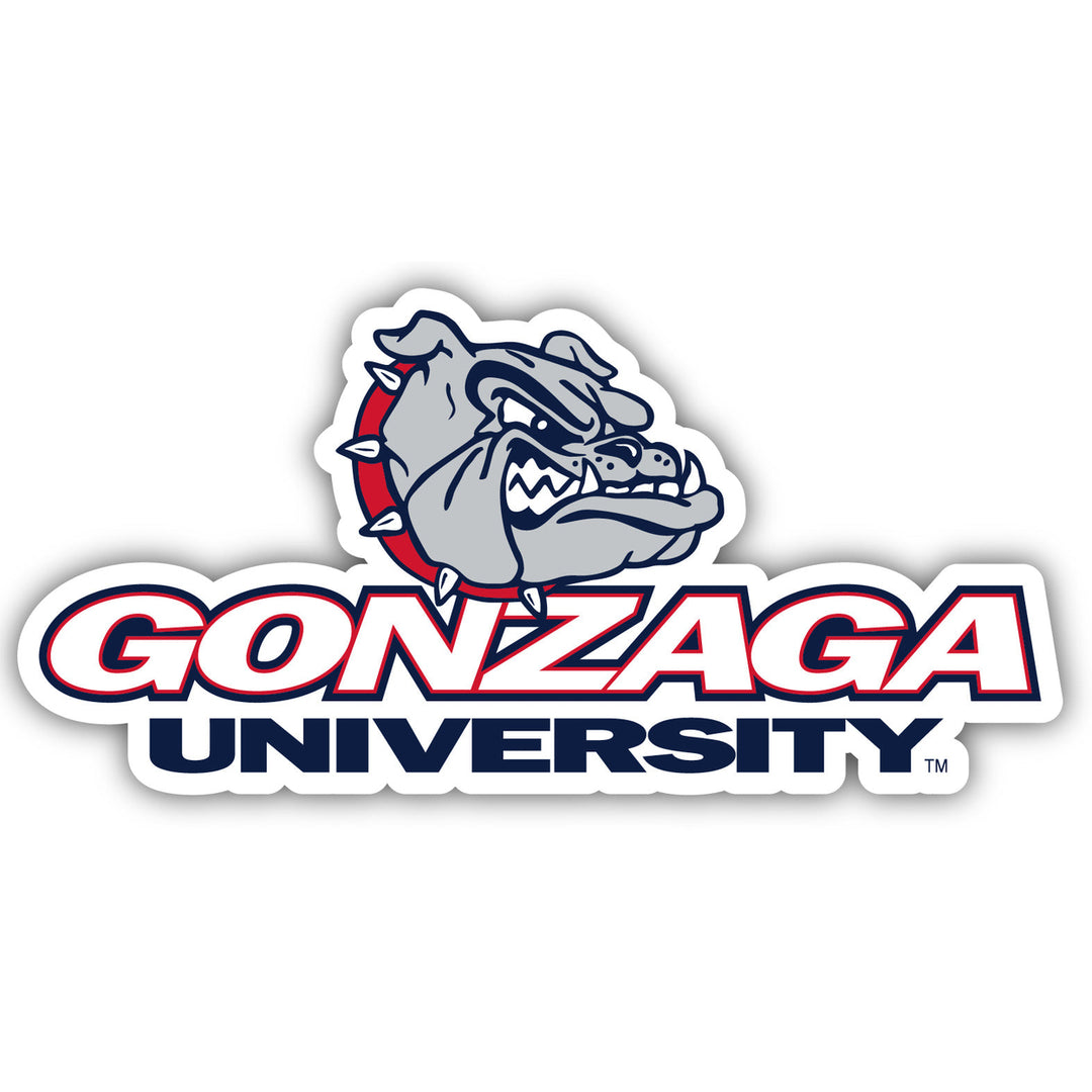 Gonzaga Bulldogs 4 Inch Vinyl Decal Magnet Officially Licensed Collegiate Product Image 1