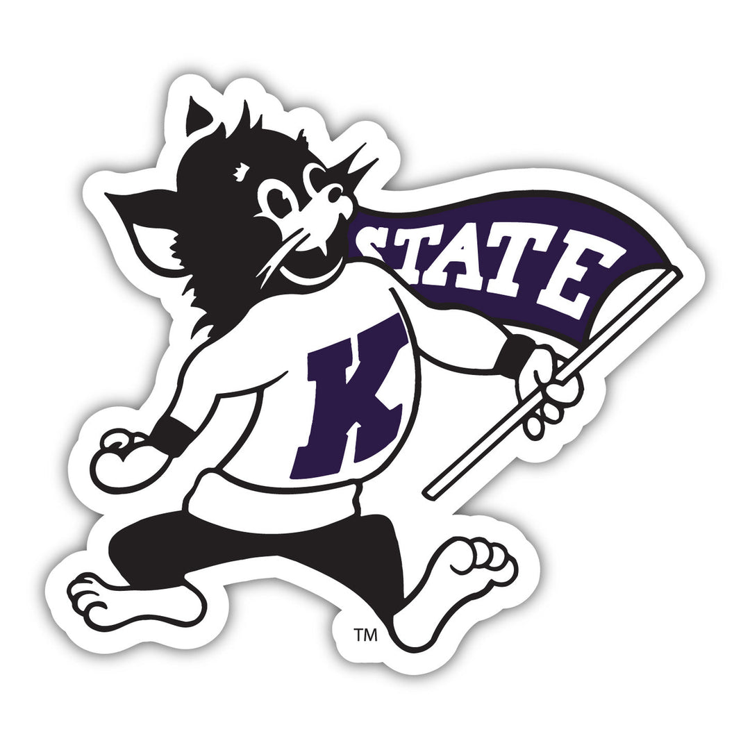 Kansas State Wildcats 4 Inch Vinyl Decal Magnet Officially Licensed Collegiate Product Image 1