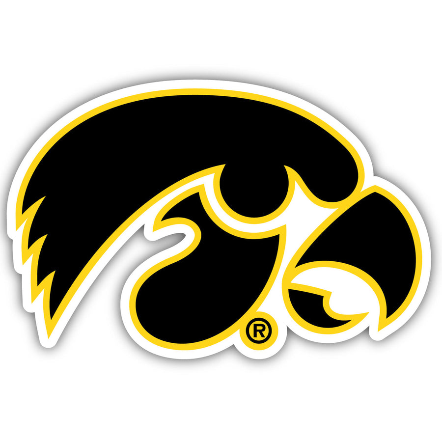 Iowa Hawkeyes 4 Inch Vinyl Decal Magnet Officially Licensed Collegiate Product Image 1