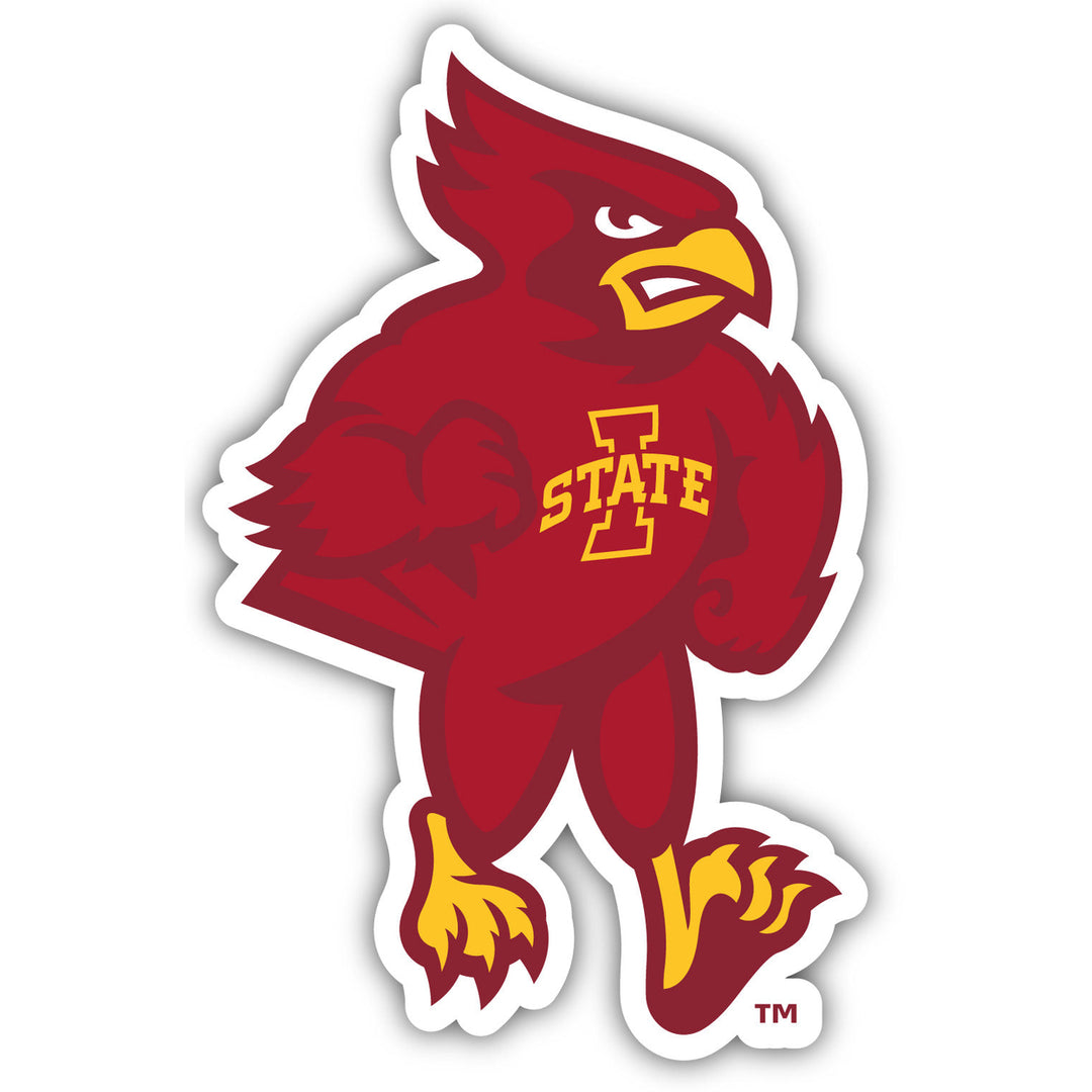 Iowa State Cyclones 4 Inch Vinyl Decal Magnet Officially Licensed Collegiate Product Image 1