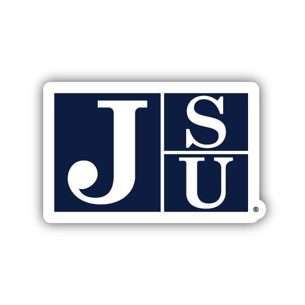 Jackson State University 4 Inch Vinyl Decal Magnet Officially Licensed Collegiate Product Image 1