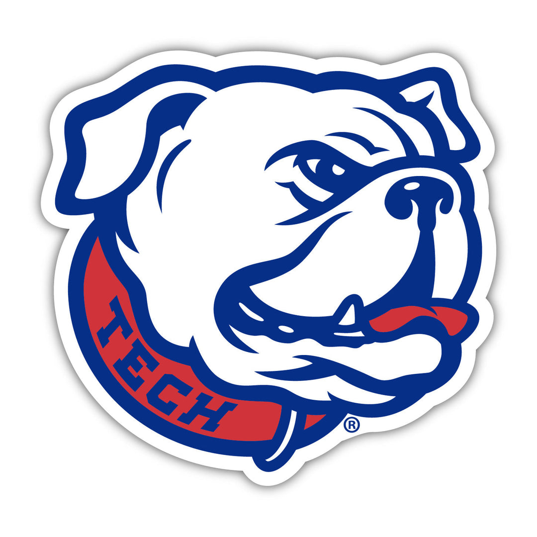 Louisiana Tech Bulldogs 4 Inch Vinyl Decal Magnet Officially Licensed Collegiate Product Image 1