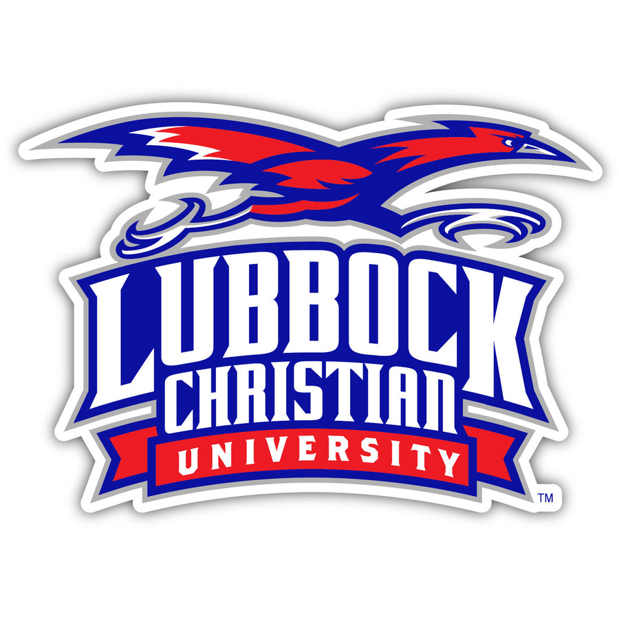 Lubbock Christian University Chaparral 4 Inch Vinyl Decal Magnet Officially Licensed Collegiate Product Image 1