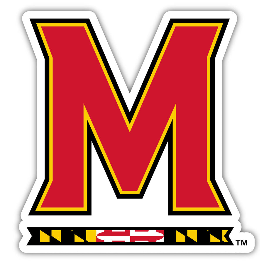 Maryland Terrapins 4 Inch Vinyl Decal Magnet Officially Licensed Collegiate Product Image 1