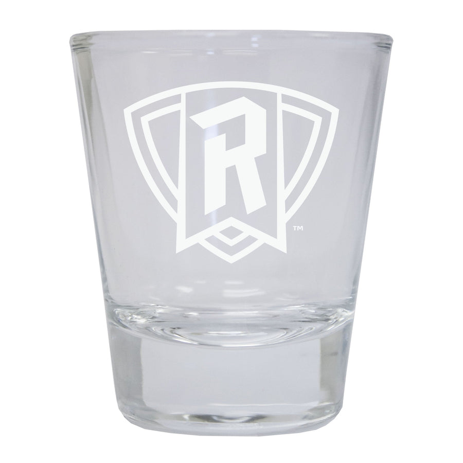 Radford University Highlanders Etched Round Shot Glass Officially Licensed Collegiate Product Image 1