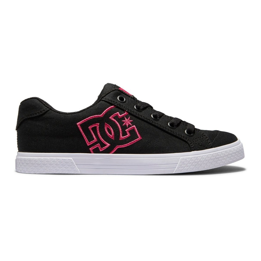 DC Shoes Womens Chelsea Shoes Black/Crazy Pink/Black - ADJS300243-BZB BLACK/CRAZY PINK/BLACK Image 1