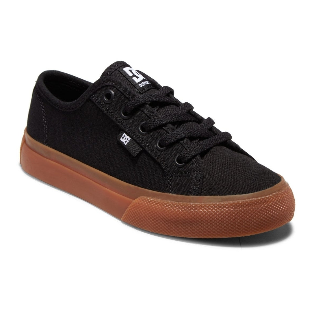 DC Shoes Unisex Kids Manual Shoes Black/Gum - ADBS300366-BGM BLACK/GUM Image 2