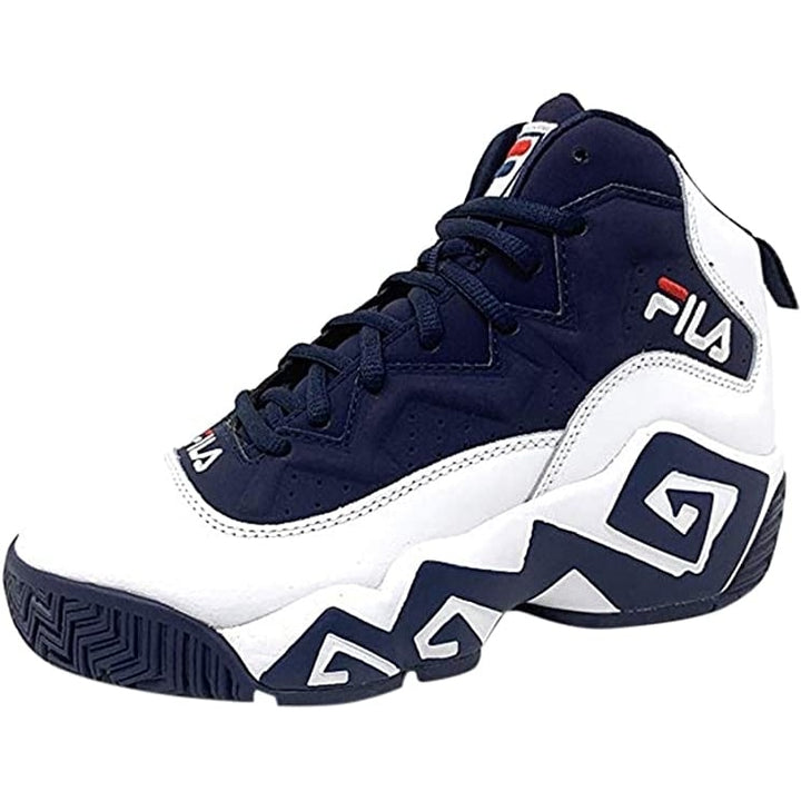 FILA MB Mens Sneakers White Navy Red 3BM00516-125 Athletic Shoes Size Options Image 4