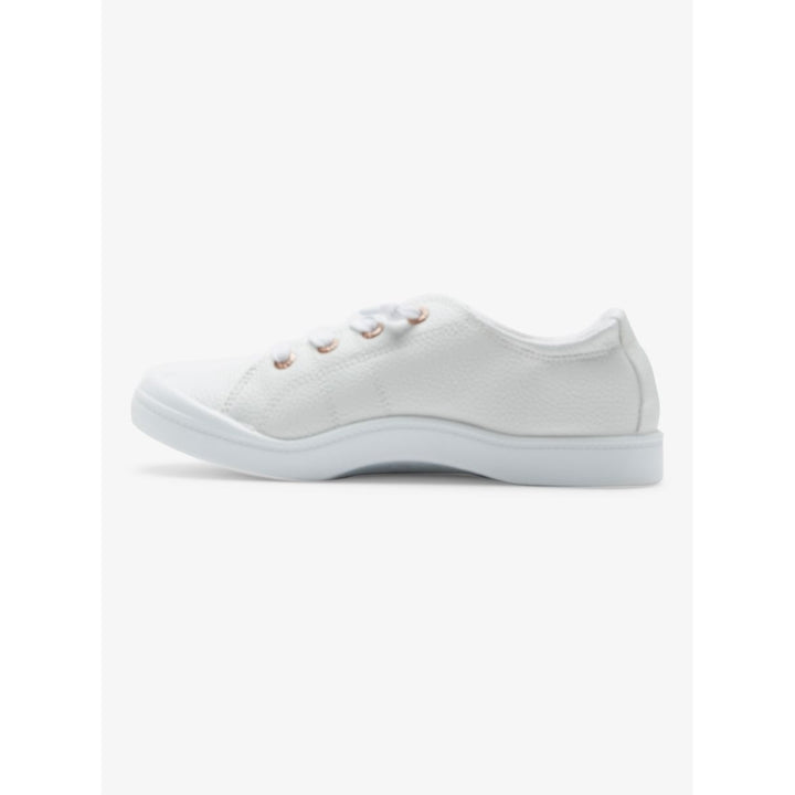 ROXY Womens Bayshore Plus Lace-Up Shoe White - ARJS600569-WHT WHITE Image 3