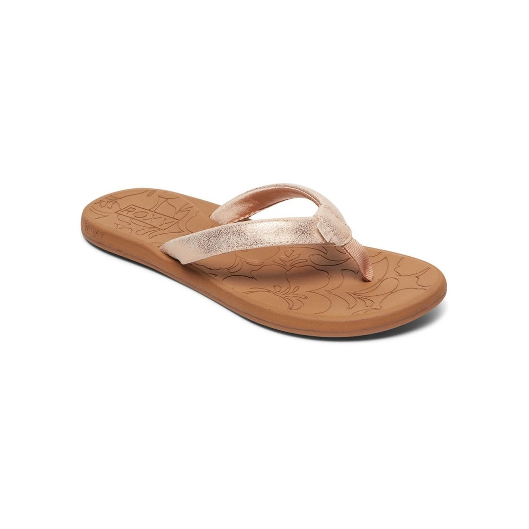 ROXY Womens Vickie Flip Flop Rose Gold - ARJL100849-RSG ROSE GOLD Image 2