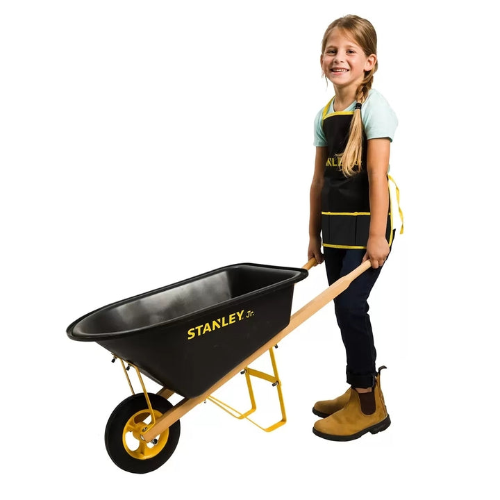 Stanley Jr Wheelbarrow and 7 Piece Garden Set Image 3