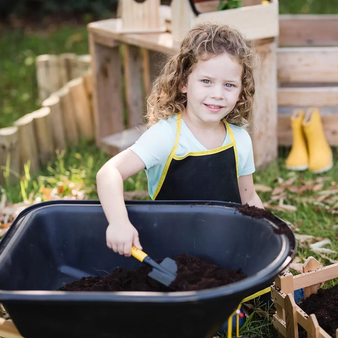 Stanley Jr Wheelbarrow and 7 Piece Garden Set Image 4