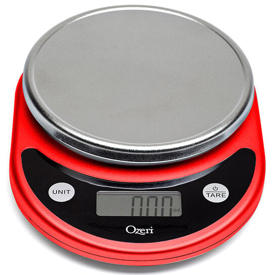 Ozeri Pronto Digital Kitchen Scale Multifunction 11lbs 5100g LCD Display Black Image 10