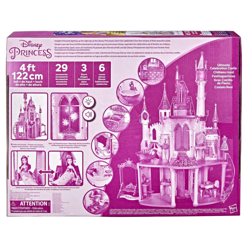 Disney Princess Ultimate Celebration Castle Doll House with Musical Fireworks Light Show- Image 9