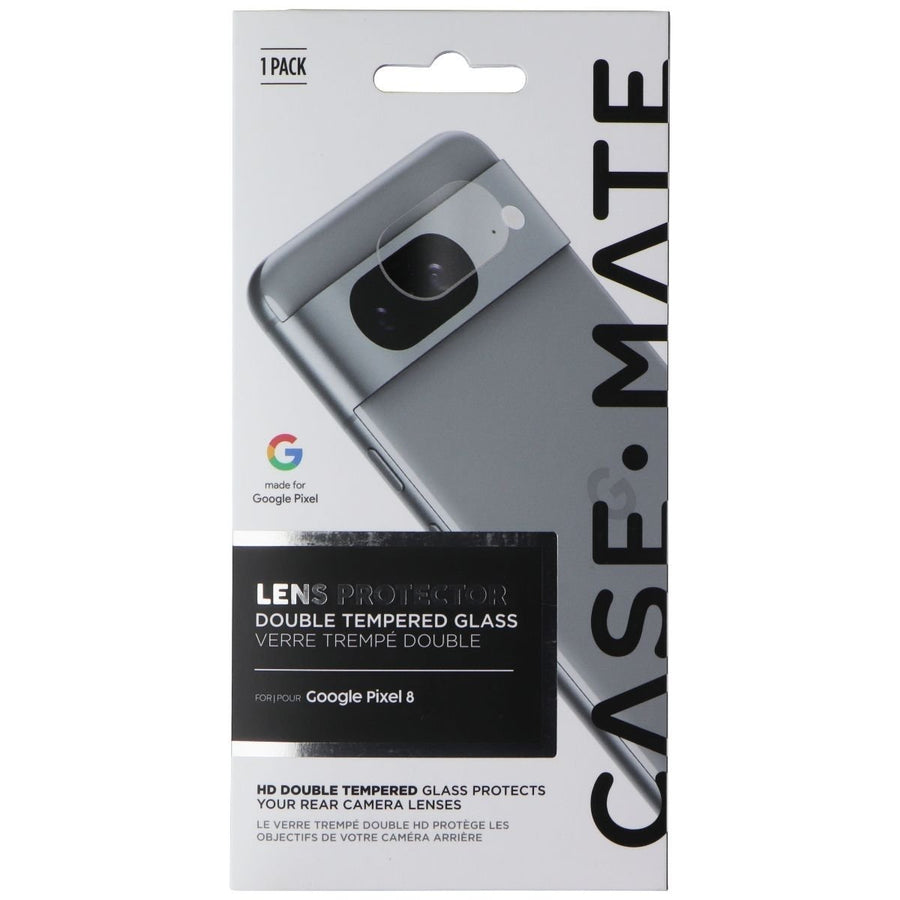 Case-Mate Lens Protector Double Tempered Glass for Google Pixel 8 - Clear Image 1