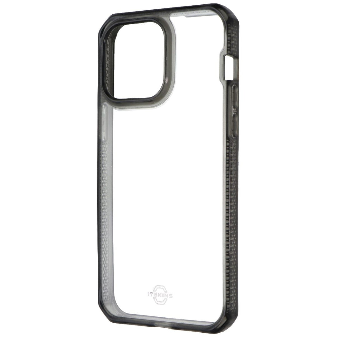 ITSKINS Hybrid_R Clear Case for Apple iPhone 14 Pro Max - Black/Transparent Image 1