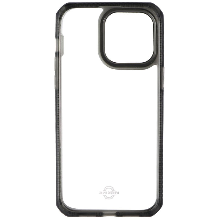 ITSKINS Hybrid_R Clear Case for Apple iPhone 14 Pro Max - Black/Transparent Image 3