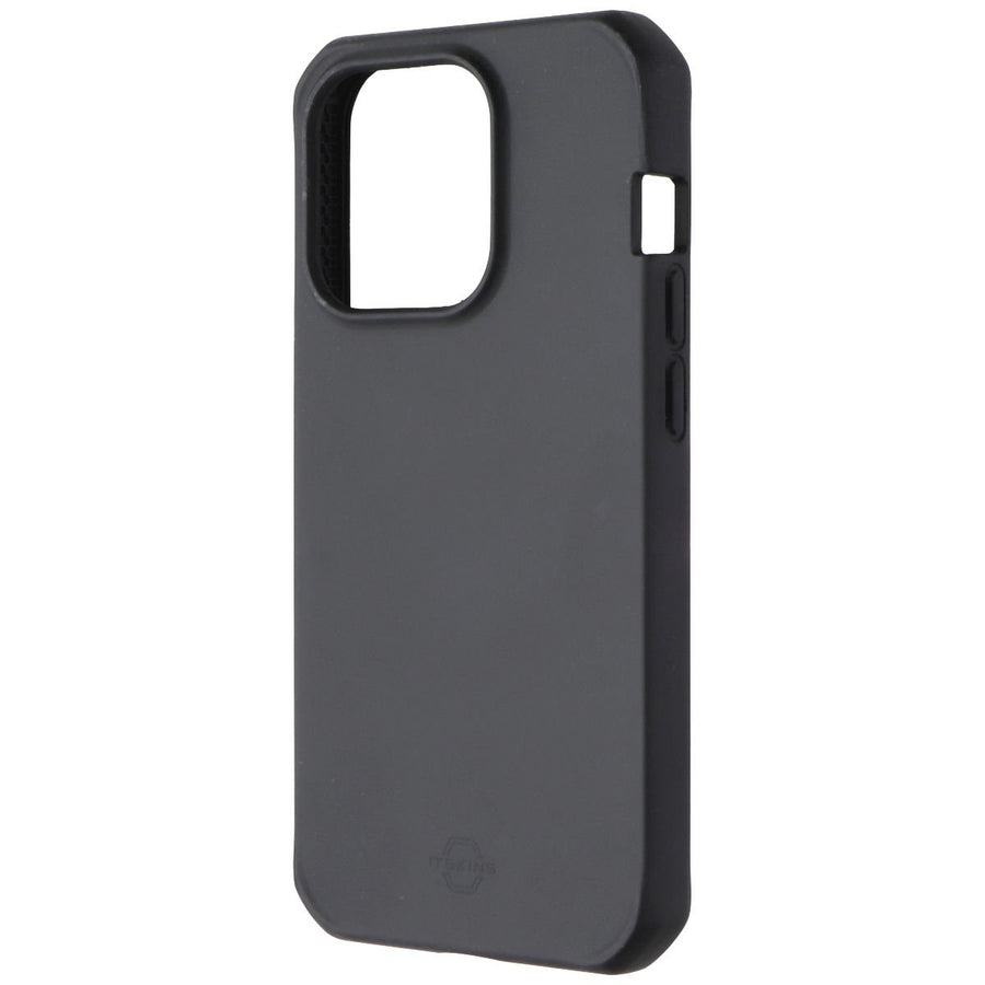 ITSKINS Hybrid_R Silk Case for MagSafe for Apple iPhone 14 Pro - Black Image 1