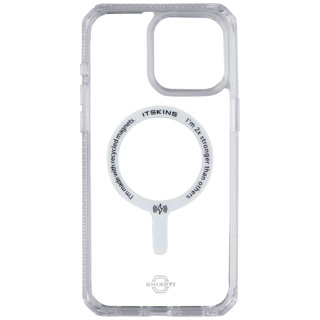 ITSKINS Hybrid_R Clear Series Case for MagSafe for Apple iPhone 15 Pro Max Clear Image 3