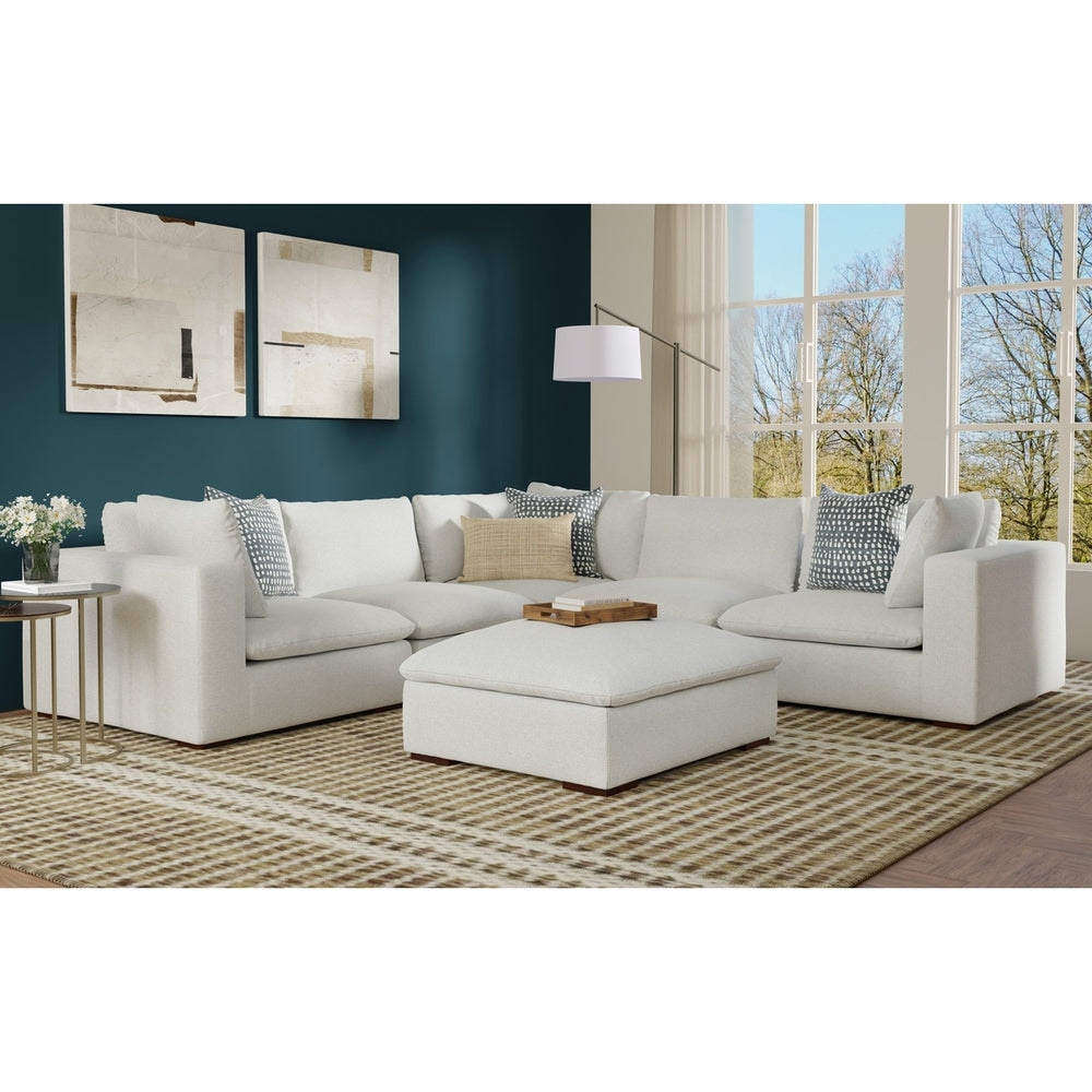 Jasmine Right Arm Sofa Module Performance Fabric Removable Cushions Family-Friendly Image 2