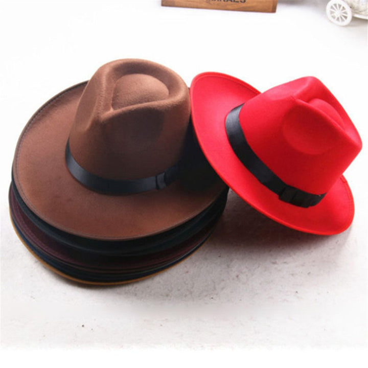 Unisex Hat Safe Fashion Universal Wide Brim Panama Hat for Summer Image 6