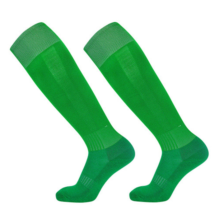 Long Tube Socks Breathable Sweat Absorption No Odor Elastic Long Tube Socks for Playing Football Image 3