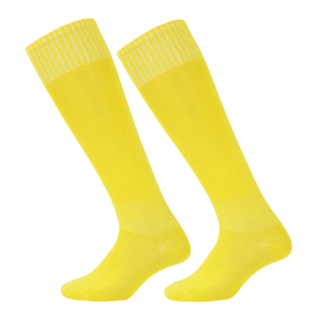 Long Tube Socks Breathable Sweat Absorption No Odor Elastic Long Tube Socks for Playing Football Image 7