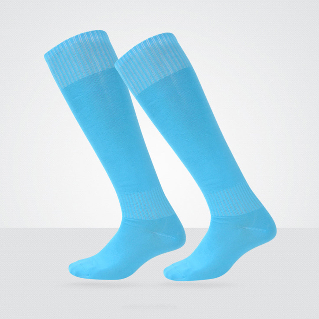 Long Tube Socks Breathable Sweat Absorption No Odor Elastic Long Tube Socks for Playing Football Image 9