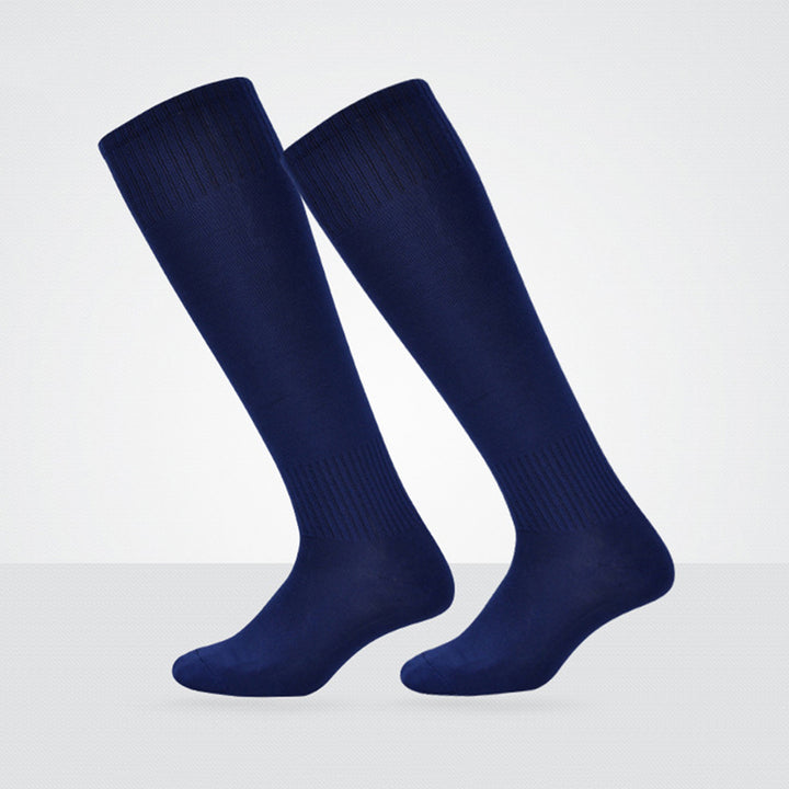 Long Tube Socks Breathable Sweat Absorption No Odor Elastic Long Tube Socks for Playing Football Image 11