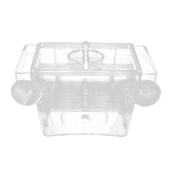 Aquarium Hatching Incubators Large Space Double Layer Transparent Plastic Fish Tank Breeding Isolation Box Aquarium Image 2