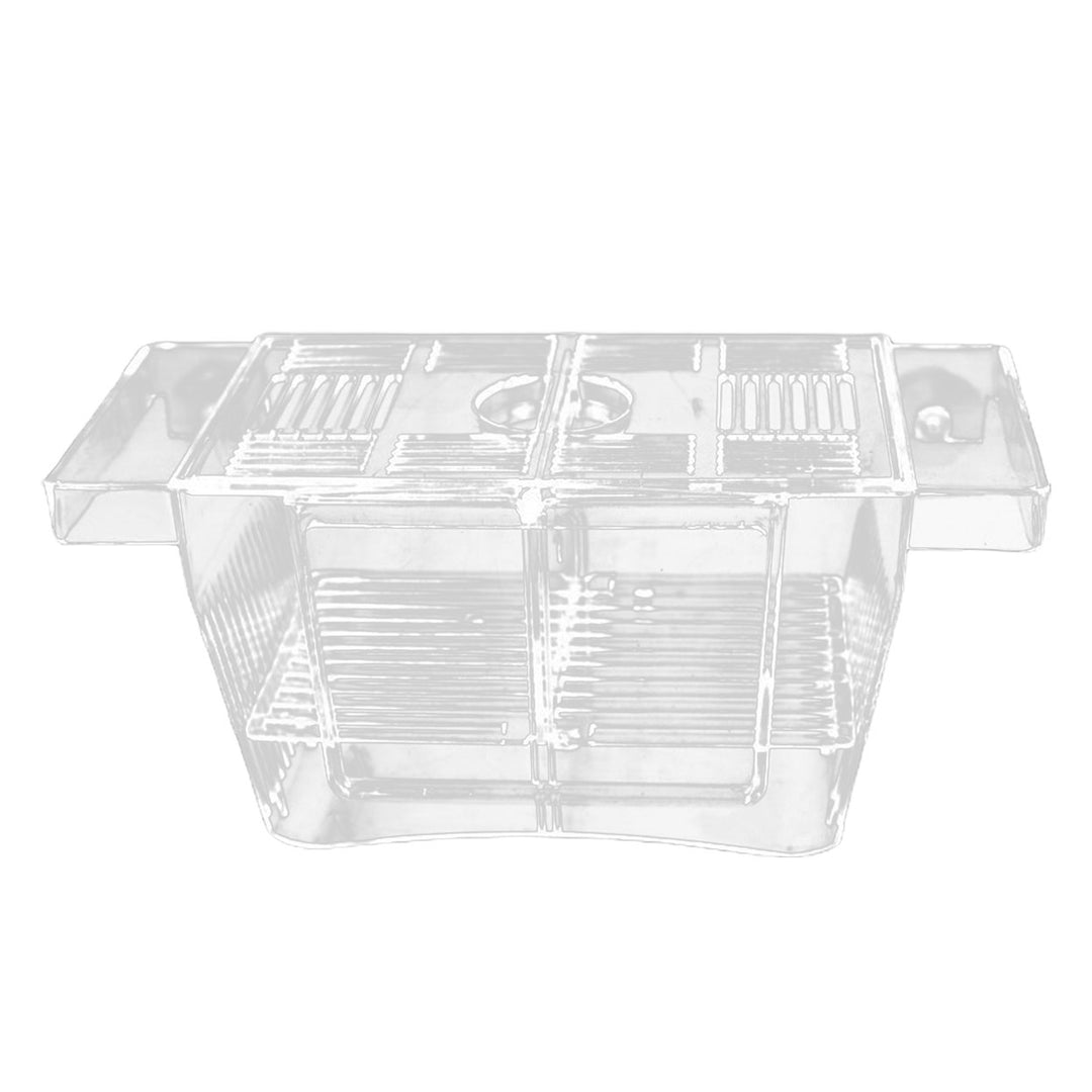 Aquarium Hatching Incubators Large Space Double Layer Transparent Plastic Fish Tank Breeding Isolation Box Aquarium Image 3