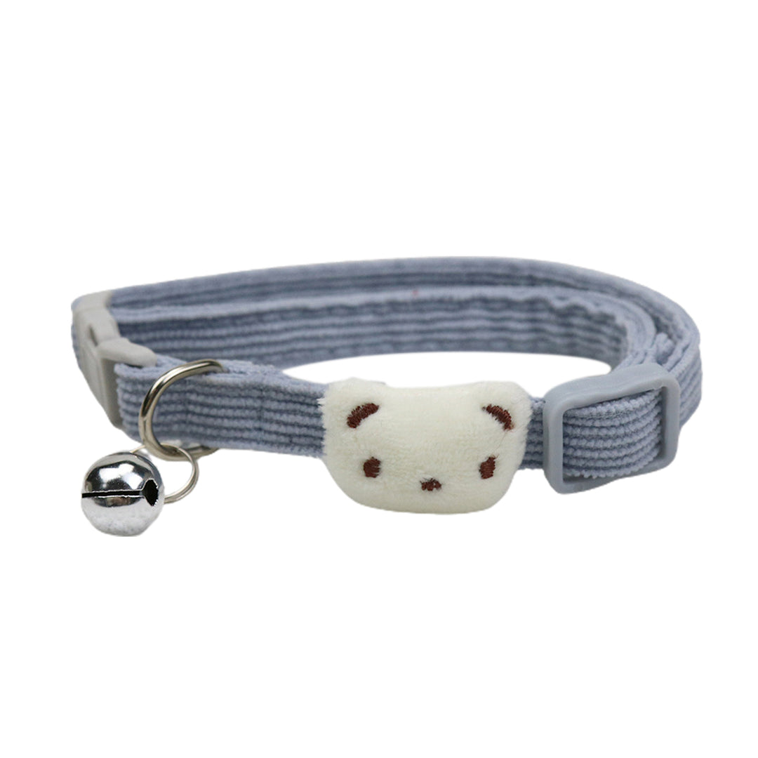 Dog Collar High Elasticity Breathable with Bells Fashion Puppy Cats Collar with Bell for Kitty Image 3