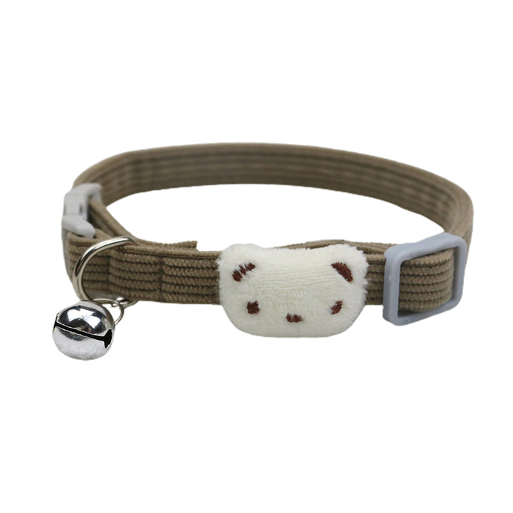 Dog Collar High Elasticity Breathable with Bells Fashion Puppy Cats Collar with Bell for Kitty Image 4