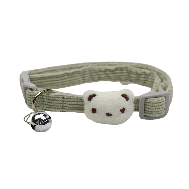 Dog Collar High Elasticity Breathable with Bells Fashion Puppy Cats Collar with Bell for Kitty Image 6