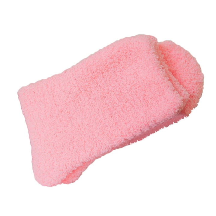 1 Pair Floor Socks Super Soft Ultra-thick Cotton Middle Tube Fluffy Autumn Winter Floor Socks for Home Image 4