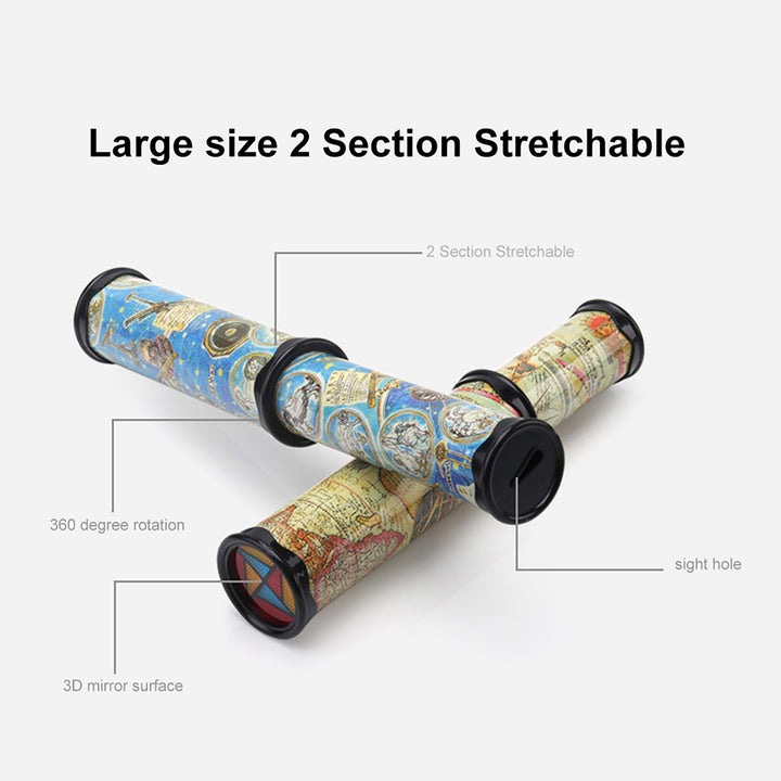 Color Cognition Grasp Comfortable Kids Kaleidoscope Rotatable Multicolored Design Classic Kaleidoscope for Children Image 9