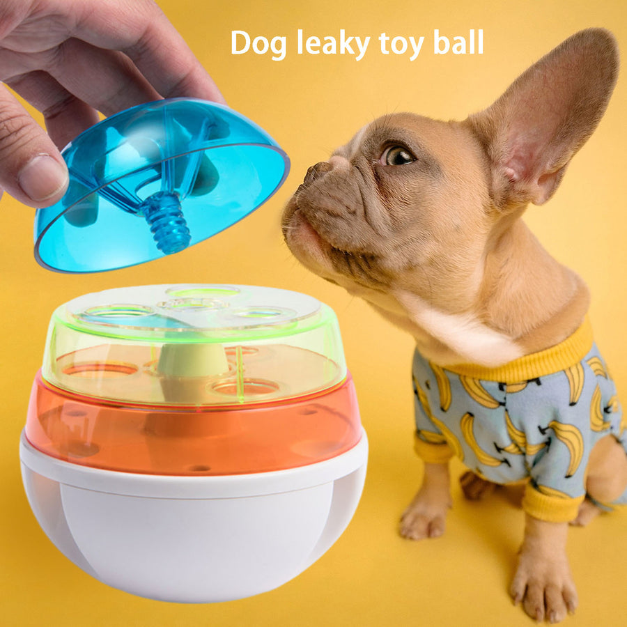 Dog Treat Tower Bite Resistant Tumbler Design Relieve Boredom Dog Puppy Leaky Food Toy Pet Accessories Image 1