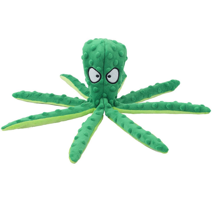 Dog Toy Bite Resistant Plush Safe Octopus Puppy Toy for Home Image 10