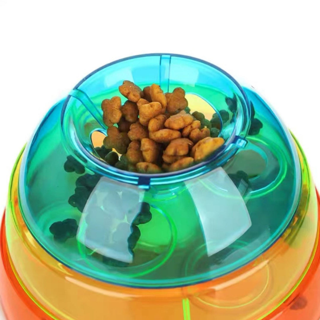 Dog Treat Tower Bite Resistant Tumbler Design Relieve Boredom Dog Puppy Leaky Food Toy Pet Accessories Image 11