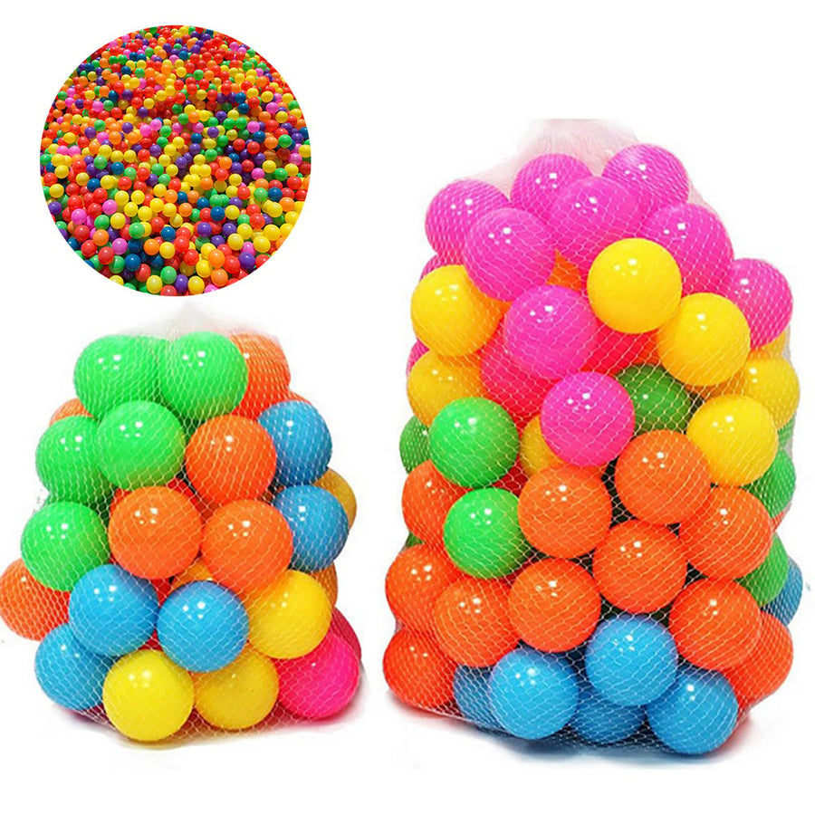 100Pcs Colorful Soft Water Pool Ocean Wave Ball Outdoor Fun Sports Baby Toy Image 1