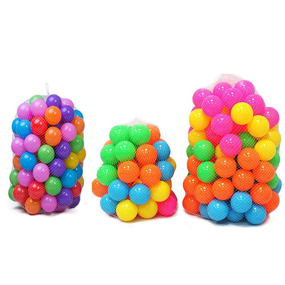 100Pcs Colorful Soft Water Pool Ocean Wave Ball Outdoor Fun Sports Baby Toy Image 2