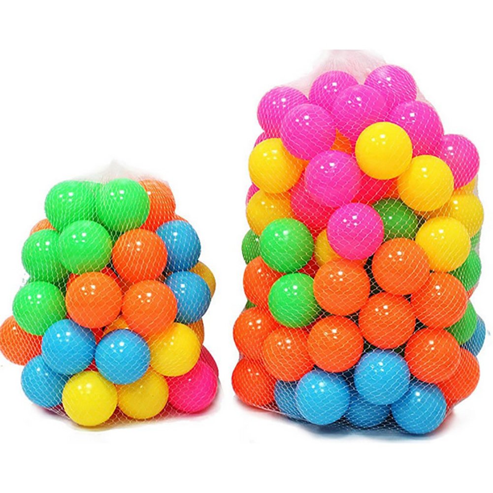 100Pcs Colorful Soft Water Pool Ocean Wave Ball Outdoor Fun Sports Baby Toy Image 4