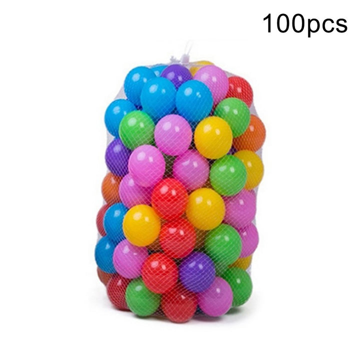 100Pcs Colorful Soft Water Pool Ocean Wave Ball Outdoor Fun Sports Baby Toy Image 4