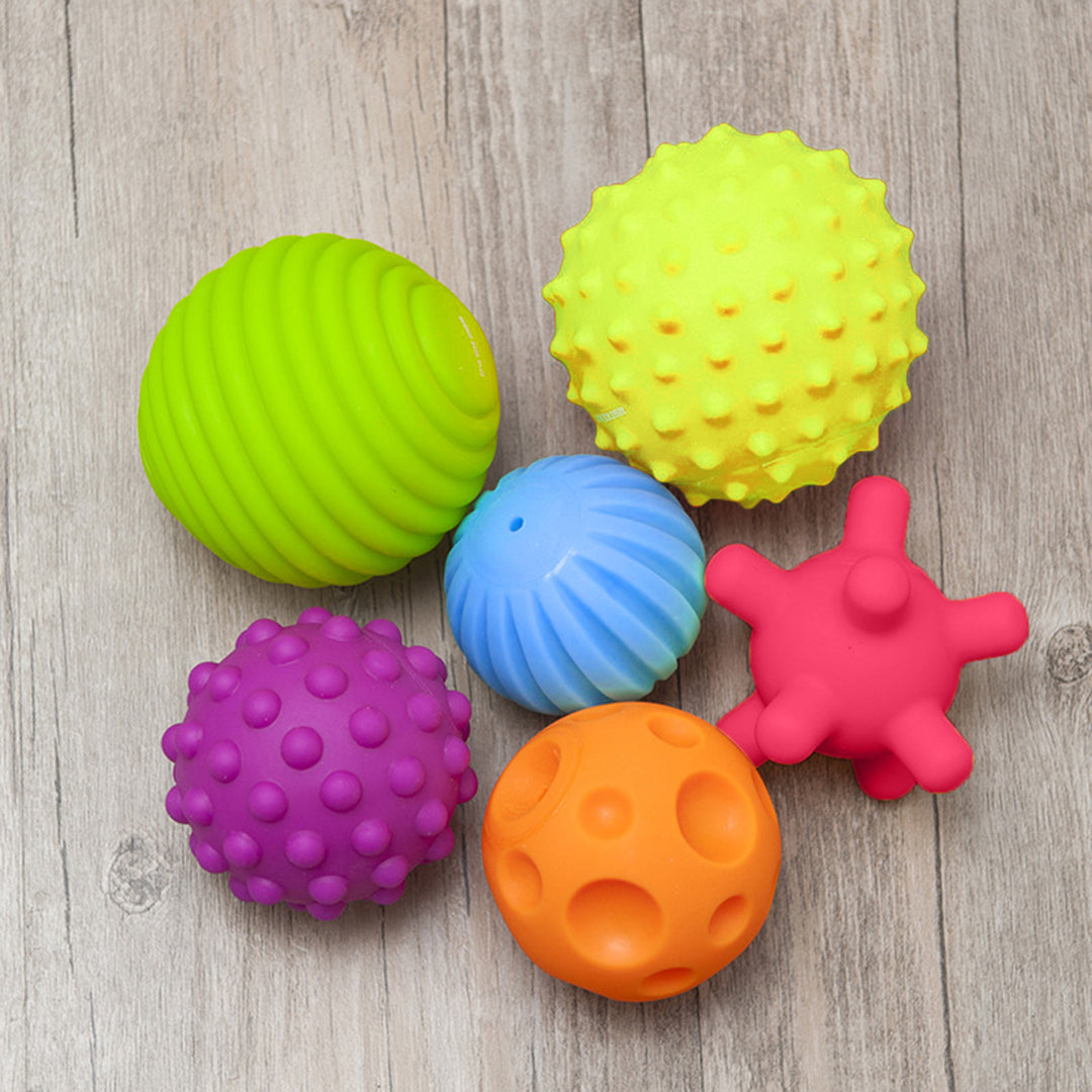 6Pcs Finger Trainer Soft Training Toy Portable Kids Hand Grip Ball Training Toy for Kids Image 4