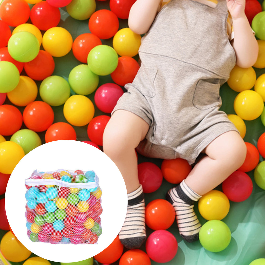 100Pcs Ocean Baby Ball Eco-Friendly High Density Kids Toy Colorful Water Pool Ball for Kids Image 2