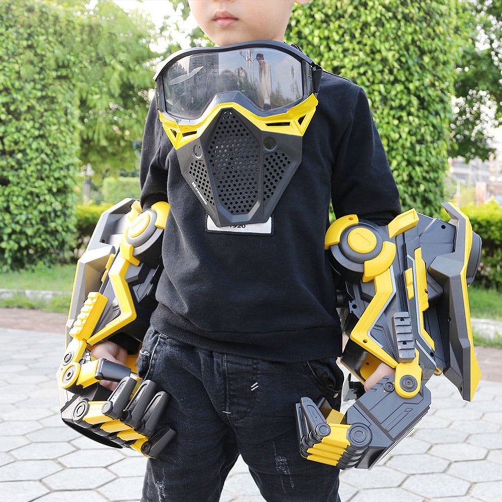 1 Set Electric Arm Shooter Set Unique Design Long Range Wearable Robotic Glove for Boys Shooter Toys Image 2