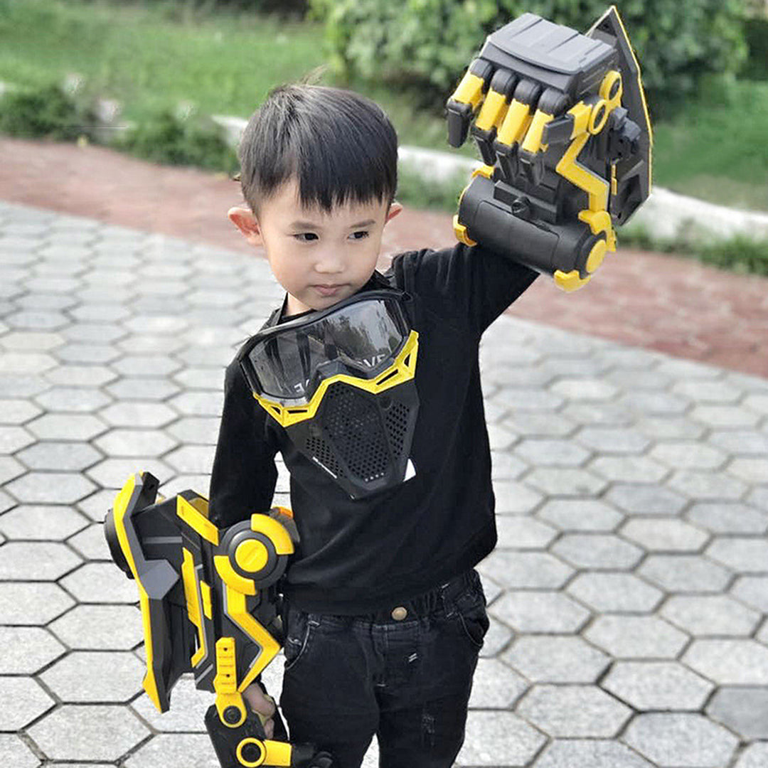 1 Set Electric Arm Shooter Set Unique Design Long Range Wearable Robotic Glove for Boys Shooter Toys Image 3