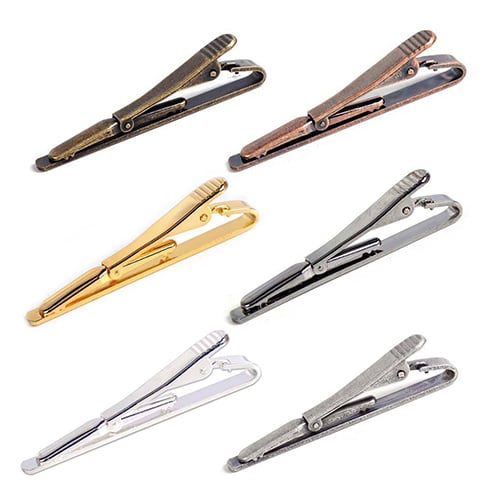 Fashion Men Metal Simple Necktie Tie Bar Clip Clasp Pin Business Accessory Gift Image 4