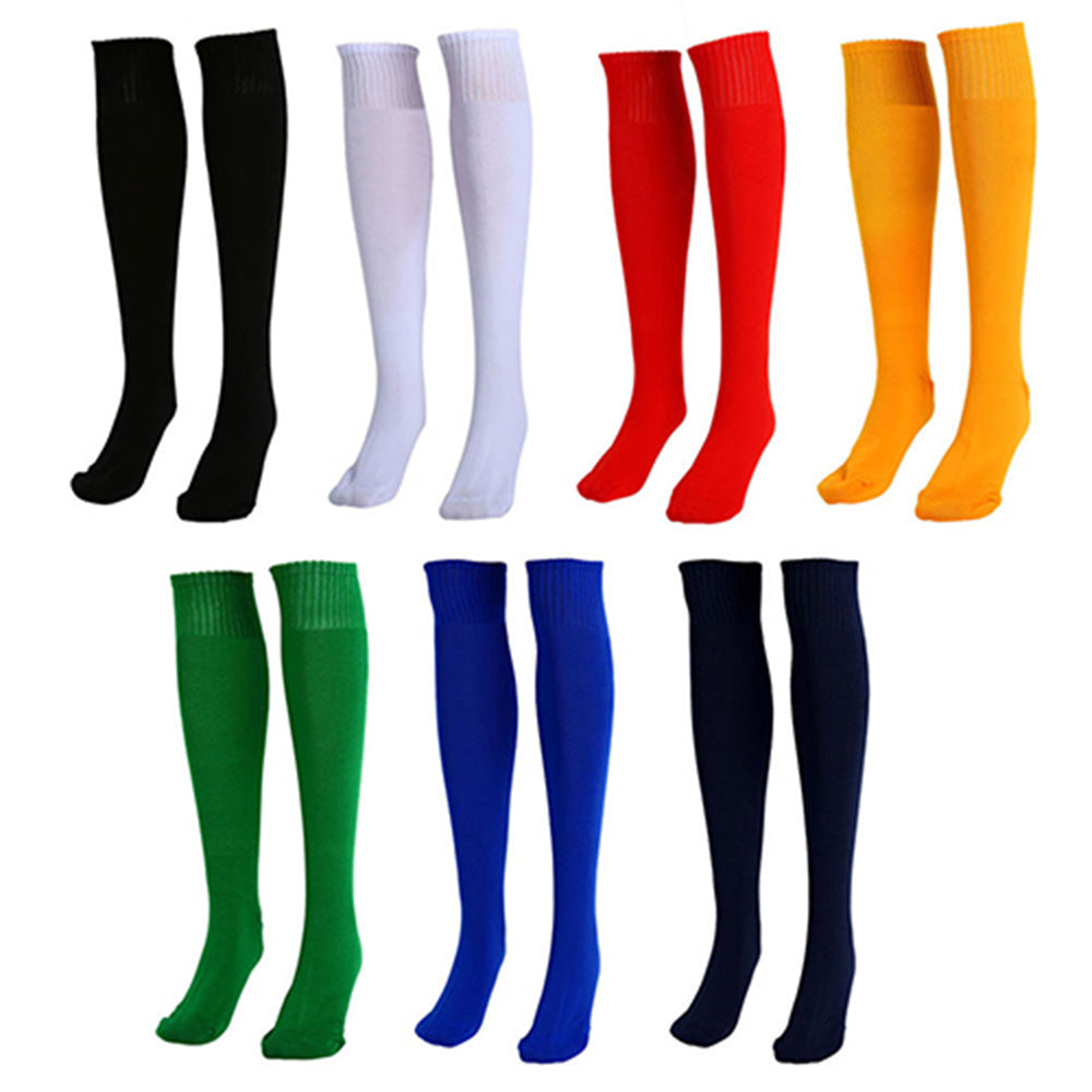 1 Pair Sports Socks Solid Color Anti-slide Spandex Anti-slide Knee Socks for Sports Image 2
